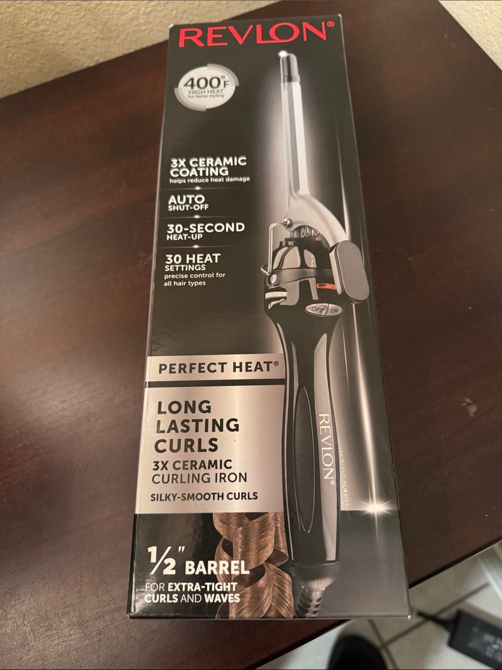 Revlon Black 1/2" Ceramic Curling Iron